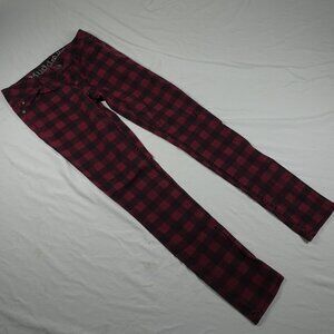 Y2K Mudd Juniors Plaid Legging Pants Size 1